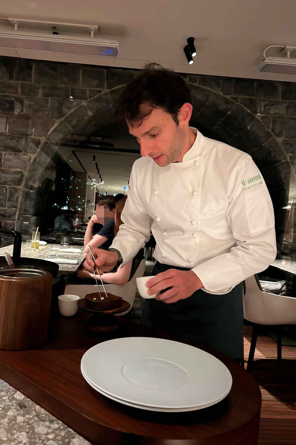 il dolce del ristorante Il Sereno al Lago sul Lago di Como