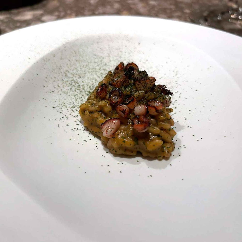 il riso alla pescatora del ristorante Il Sereno al Lago sul Lago di Como