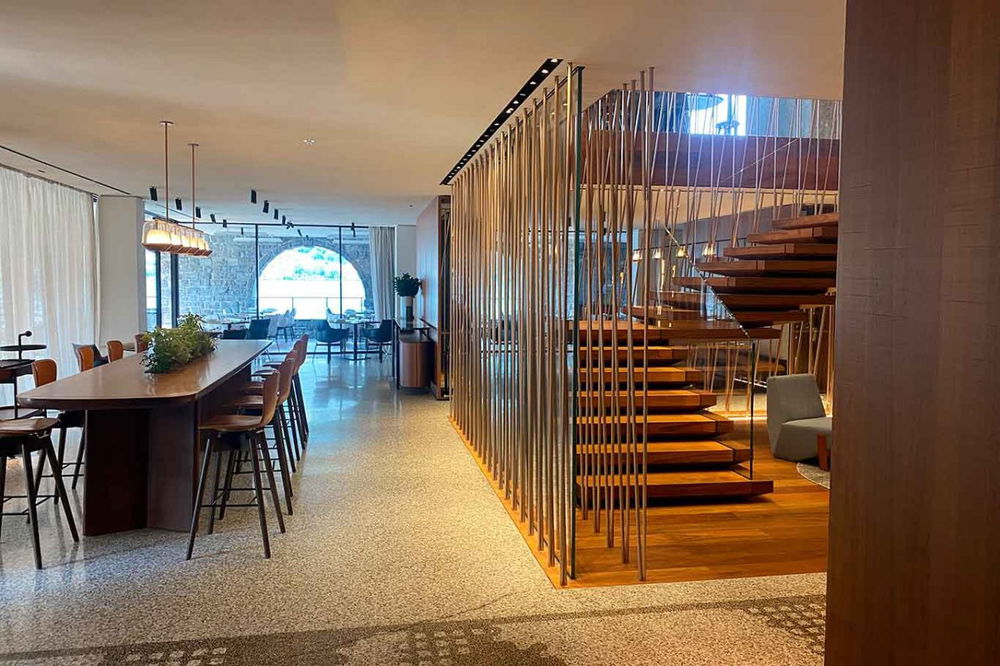 la sala del ristorante Il Sereno al Lago sul Lago di Como