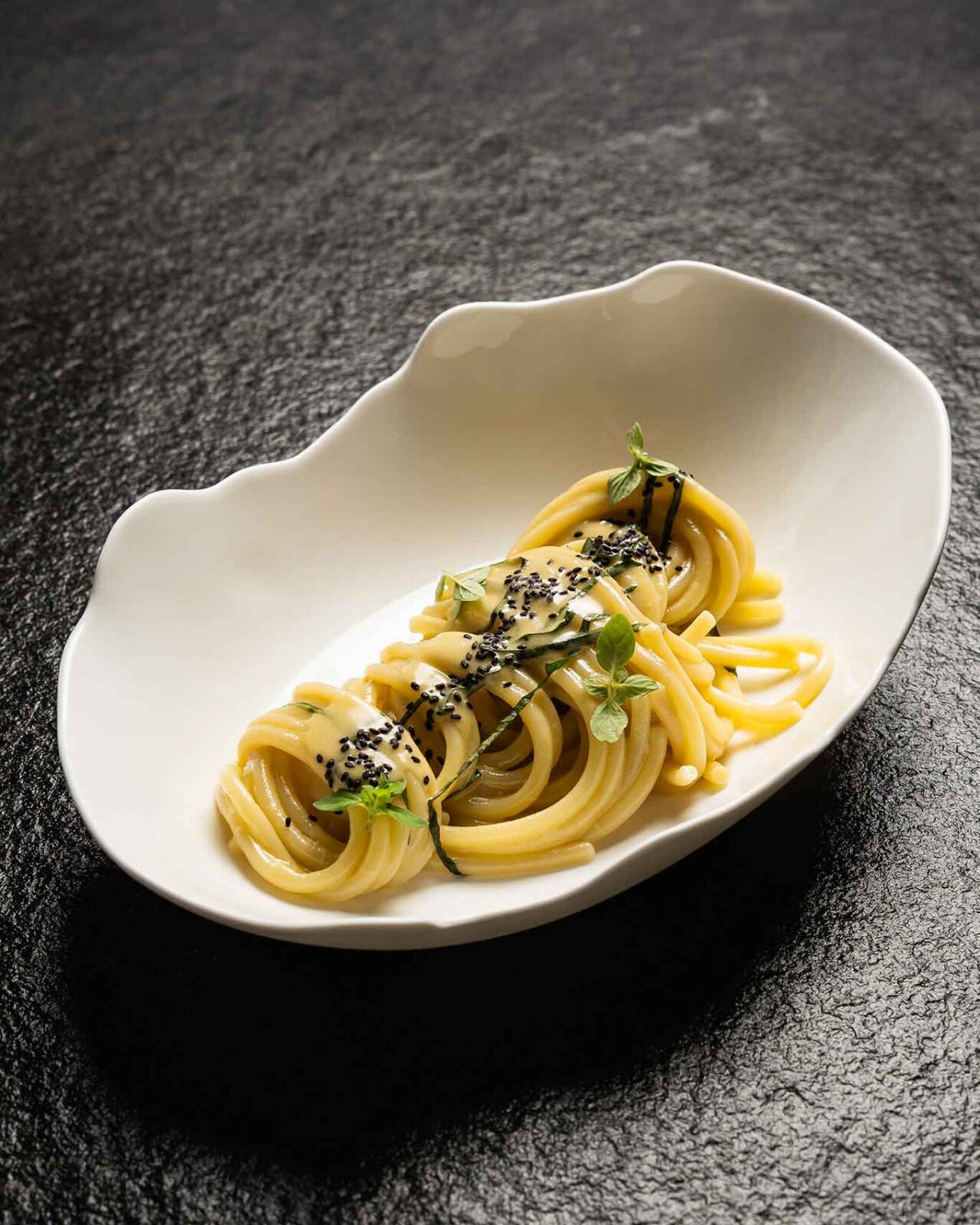 gli spaghetti del ristorante Il Sereno al Lago di Como