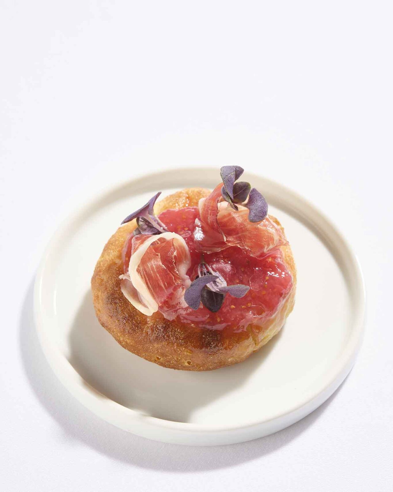 pizza prosciutto e fichi del ristorante Imàgo dell'Hotel Hassler a Roma