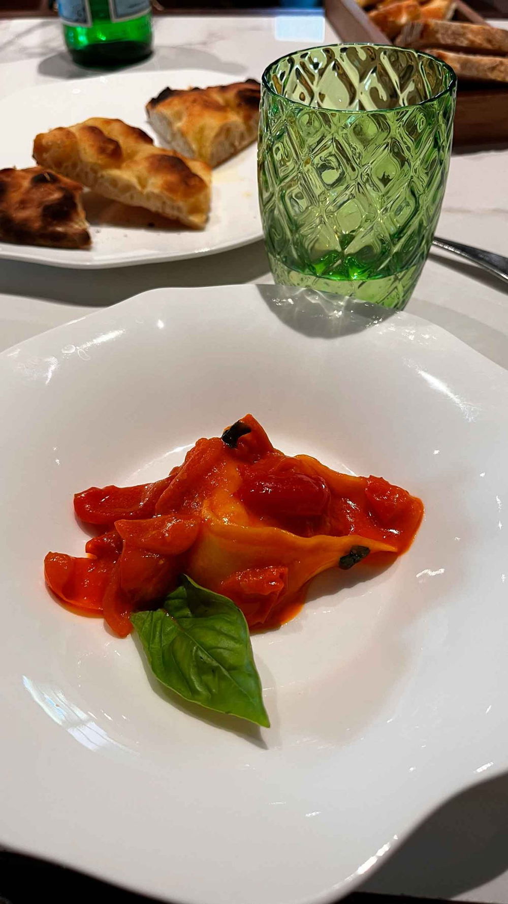 i ravioli del ristorante Locanda La Torre a Sgurgola in Ciociaria