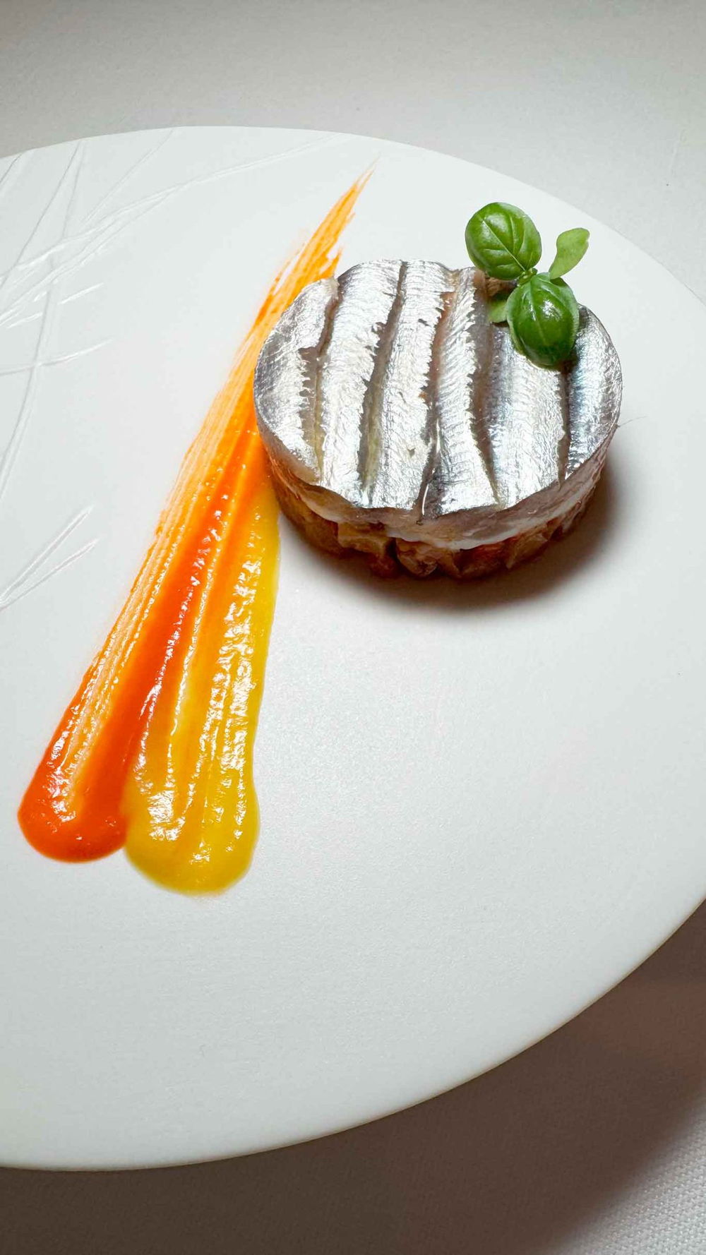 le alici di menaica del ristorante Tre Olivi a Paestum