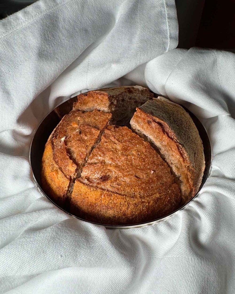 il pane del ristorante Un Piano Nel Cielo dell'hotel Casa Angelina a Praiano in Costiera Amalfitana