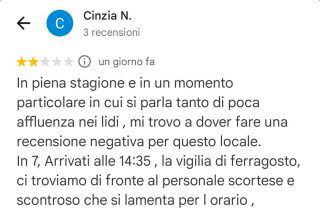 Lido Aurora a Corigliano Calabro: non passa la recensione negativa