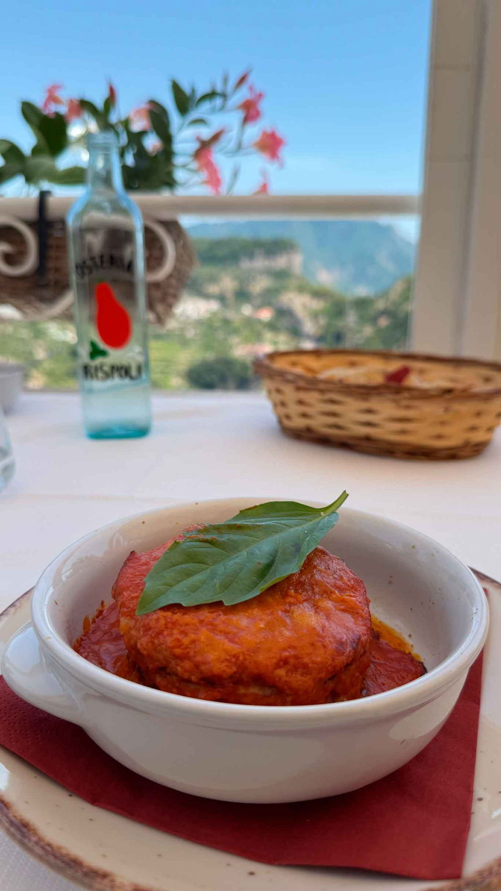 la parmigiana dell'Osteria Rispoli a Pogerola