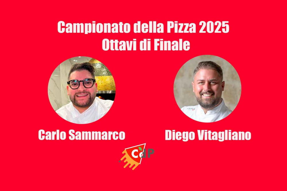 Sammarco e Vitagliano agli Ottavi di Finale del Campionato della Pizza CdP 2025