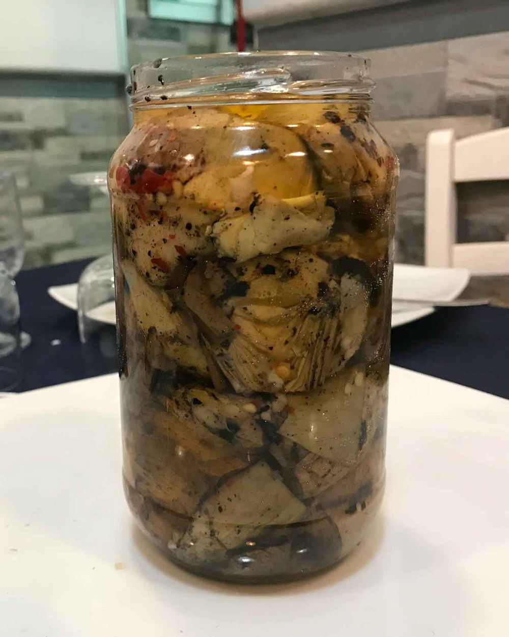 carciofi in barattolo e botulino