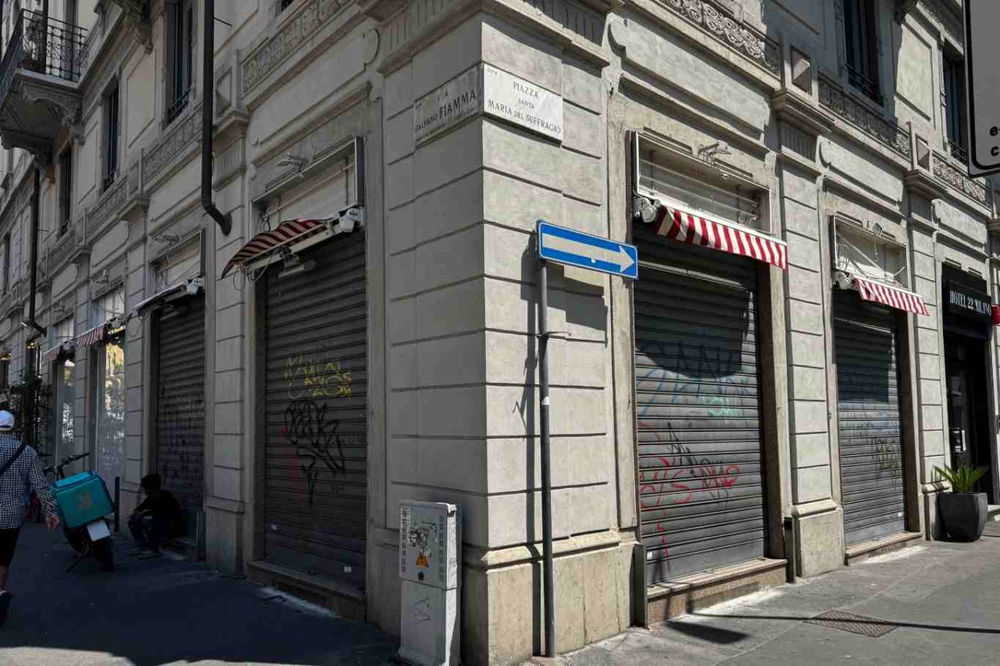 gelsomina pasticceria chiusa a Milano in via Fiamma