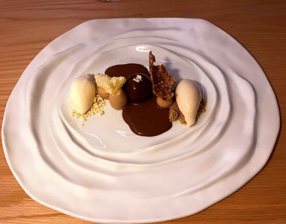 il dolce del ristorante Finestra a Bonifacio in Corsica