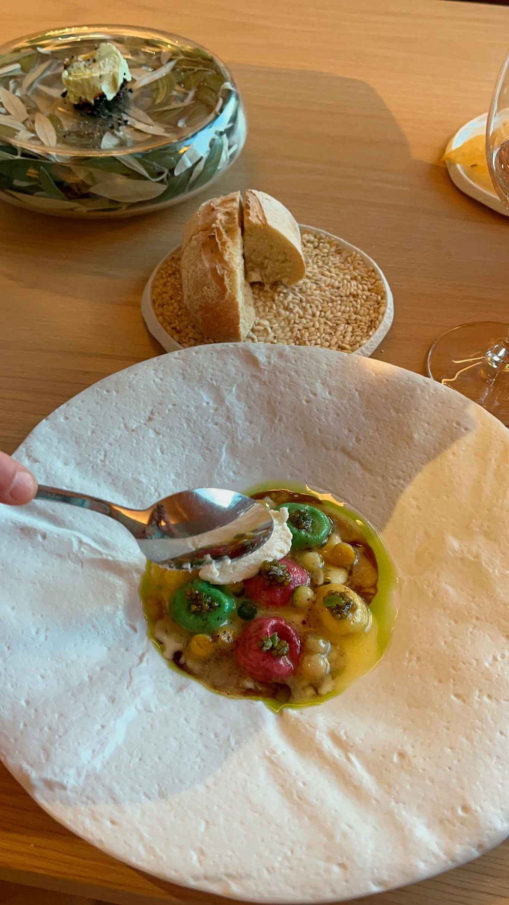 i ravioli del ristorante Finestra a Bonifacio in Corsica