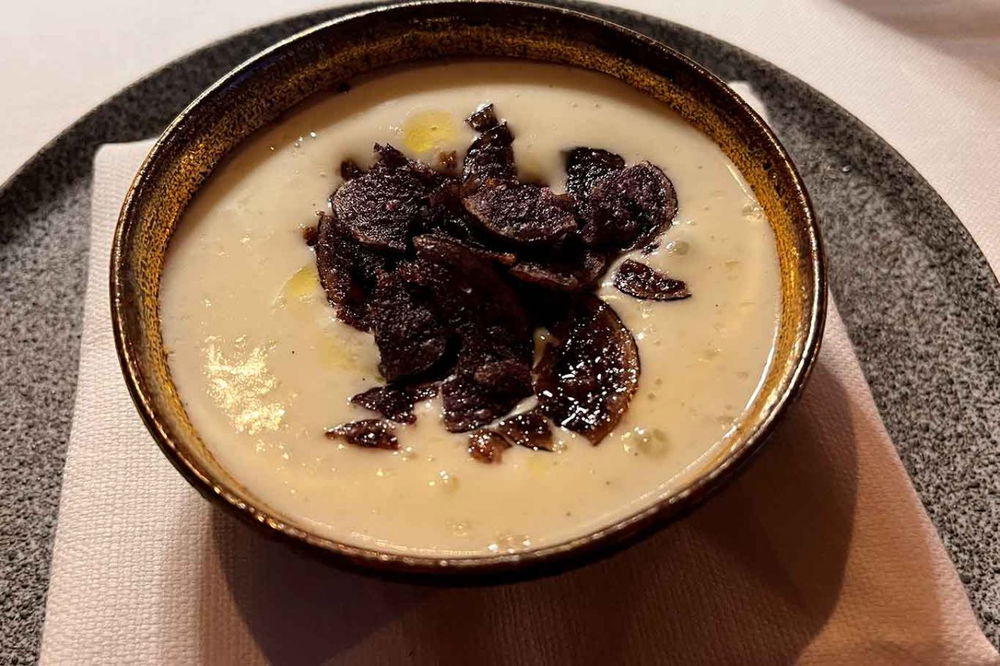 spuma di patate del ristorante Gabbiano 3.0 a Marina di Grosseto