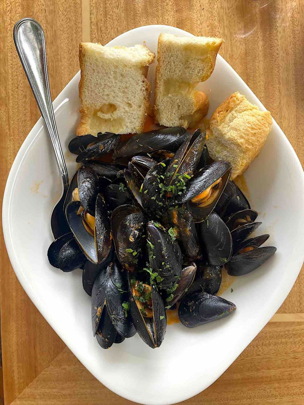 cozze del ristorante ö Magazín in Spiaggia a Paraggi ai Bagni Bosetti 
