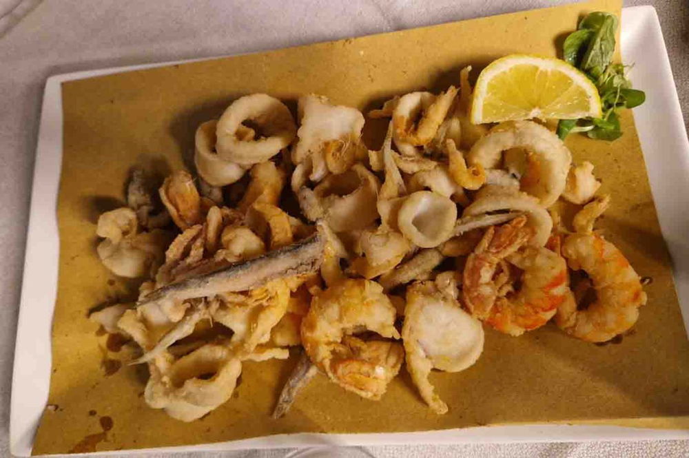 La frittura di pesce di Casa Fortuna a Mestre