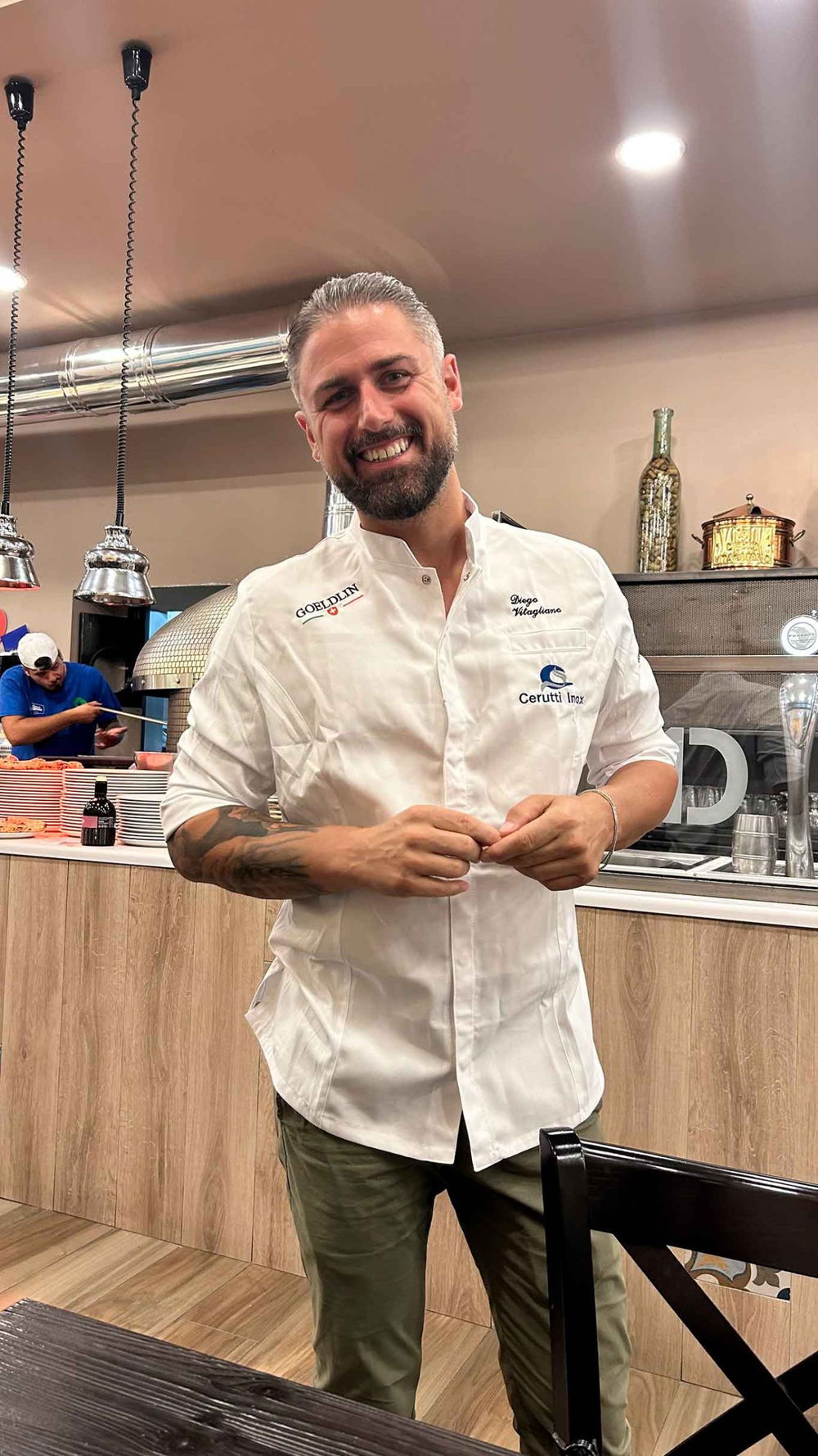 Diego Vitagliano nella sfida con Carlo Sammarco