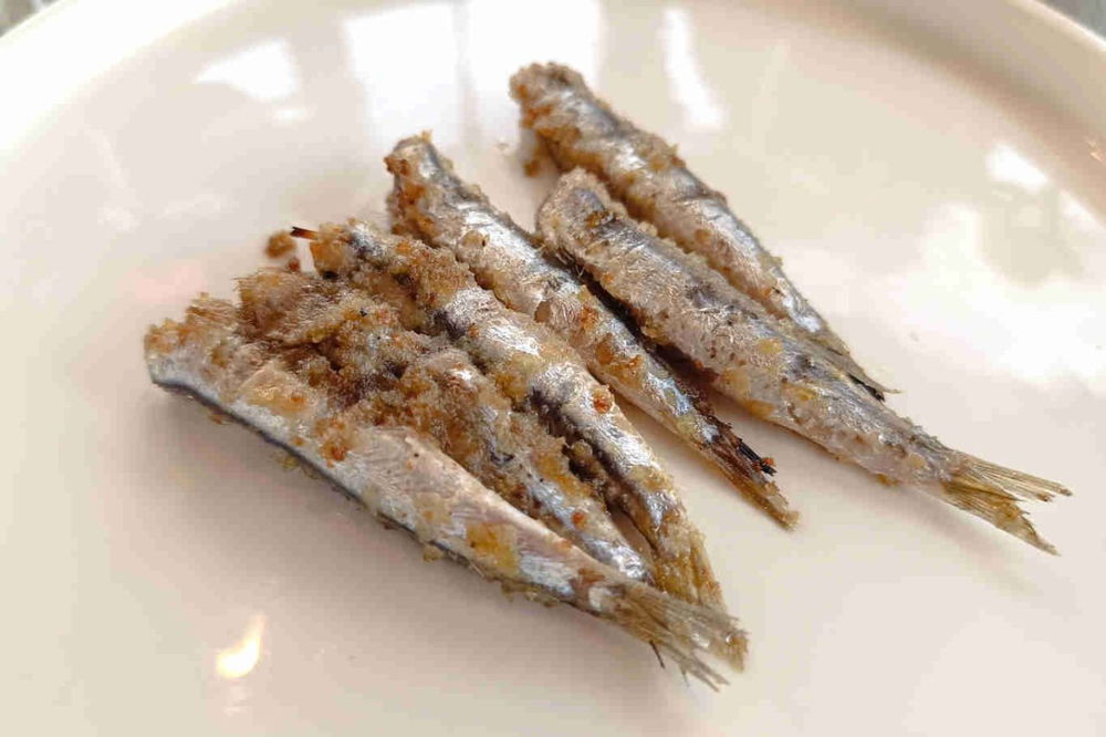 Le alici alla griglia del bistrot di Enio Ottaviani