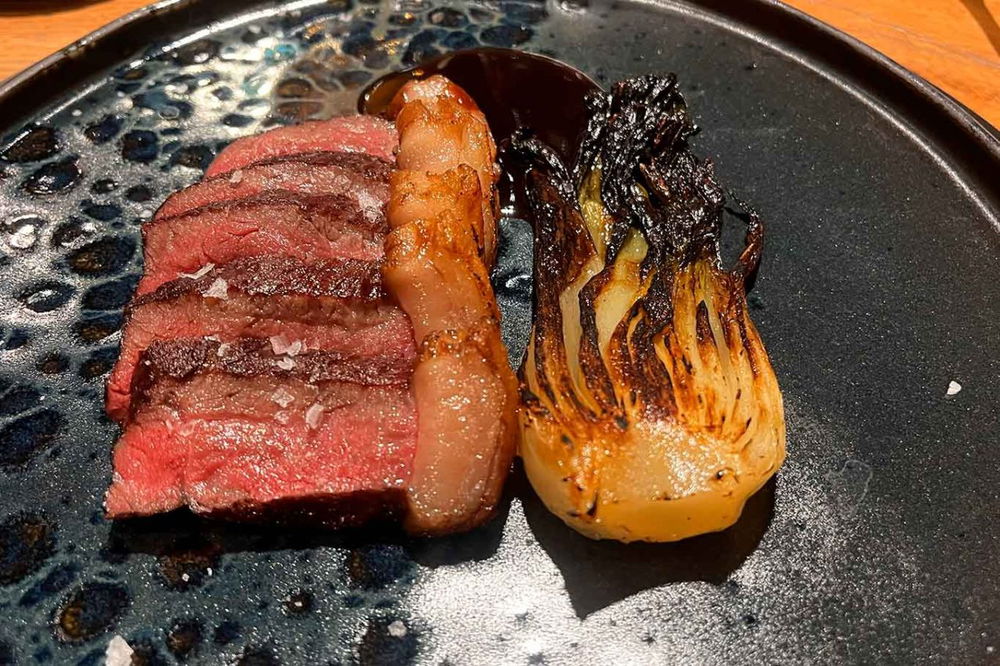 la tagliata di manzo di Evo Bistrot Centumbrie ad Agello in Umbria