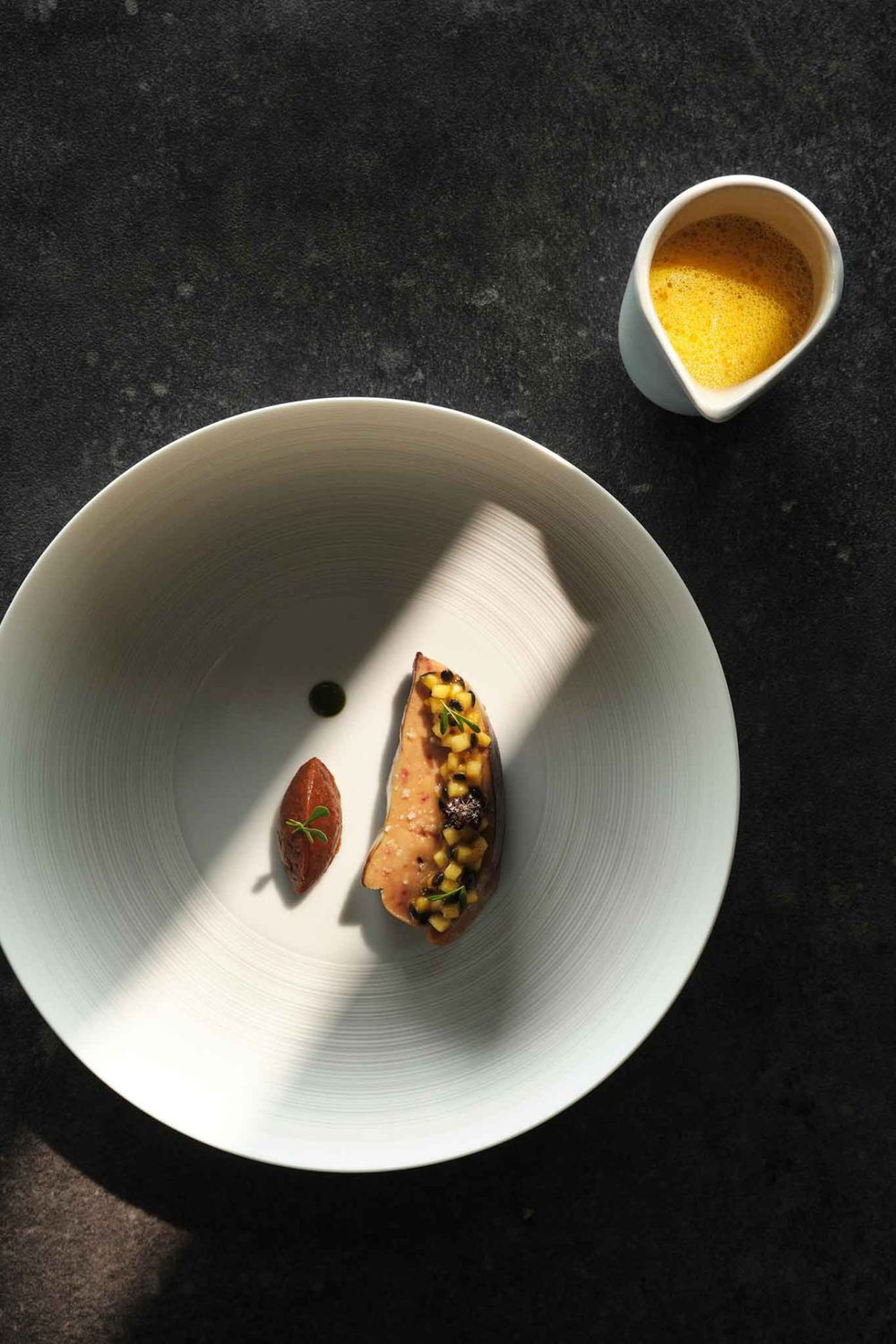 il foie gras del George Restaurant al Grand Hotel Parker's di Napoli
