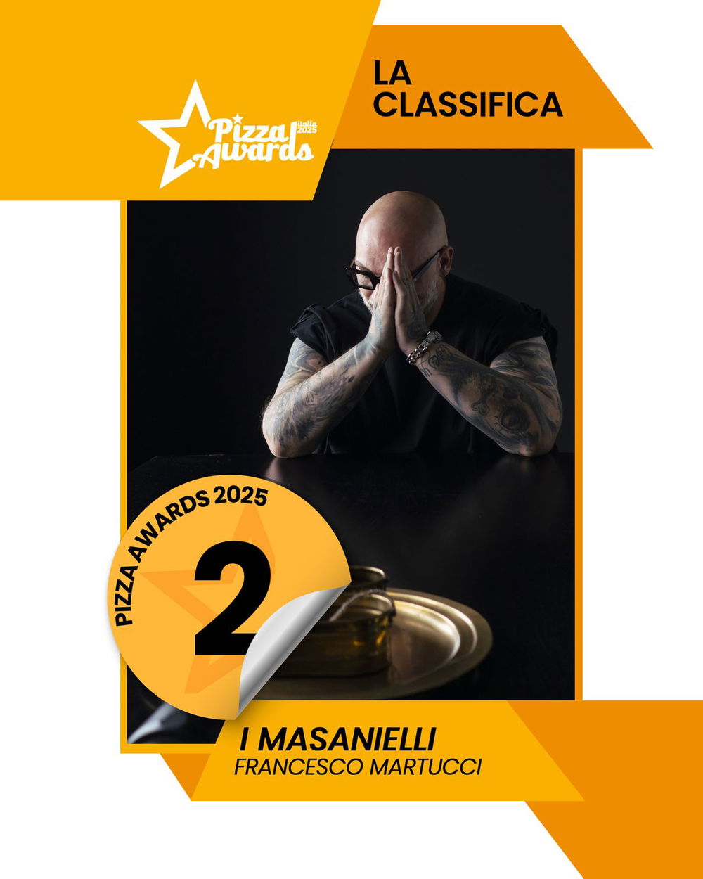 Pizza Awards 2025 la classifica: Martucci