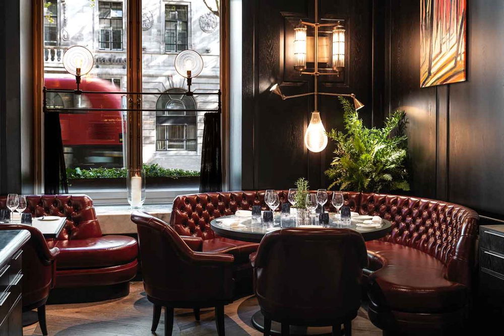 la sala del ristorante Tom Kerridge Bar & Grill a Londra