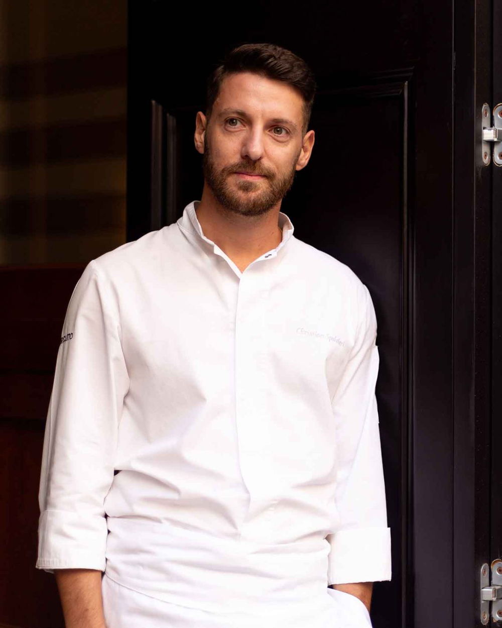 lo chef del ristorante San Baylon dell'hotel Palazzo Ripetta a Roma
