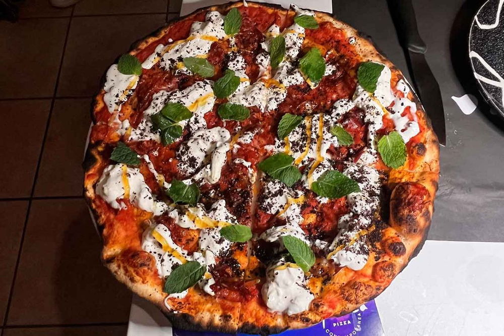 la pizza romana di da Andrea Pizza Contemporanea a Perugia