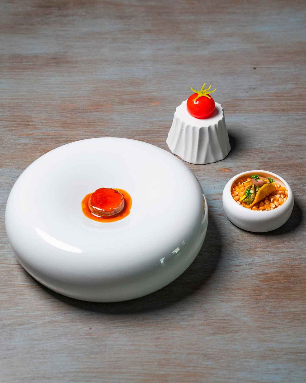 amuse bouche del ristorante Barbagianni a Colle di Val d'Elsa