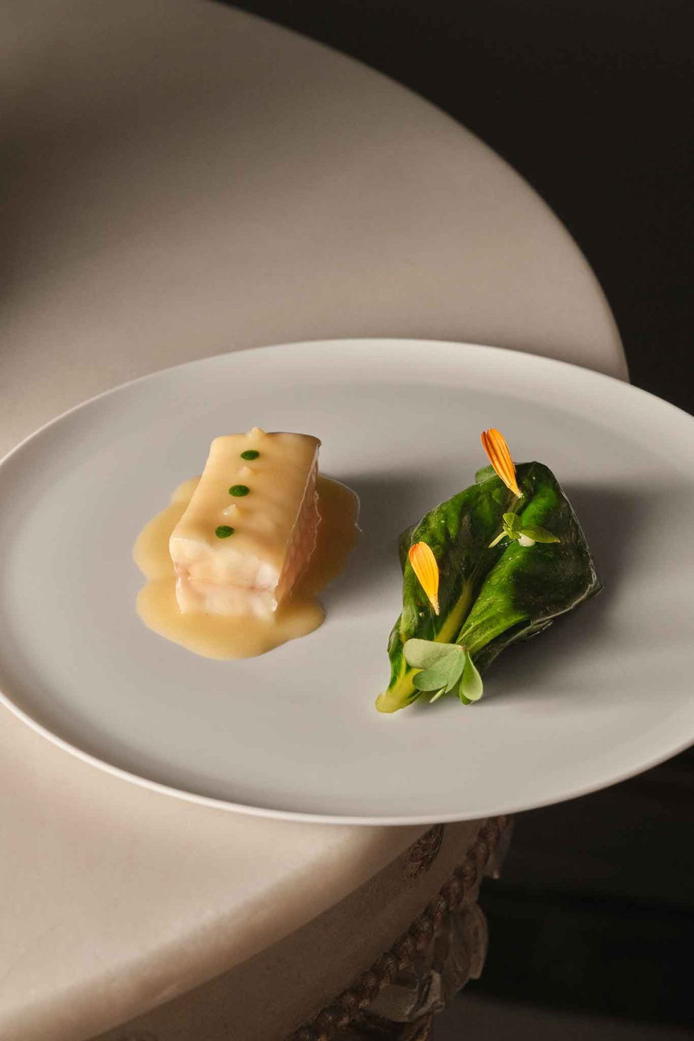 la sogliola al burro del George Restaurant al Grand Hotel Parker's di Napoli