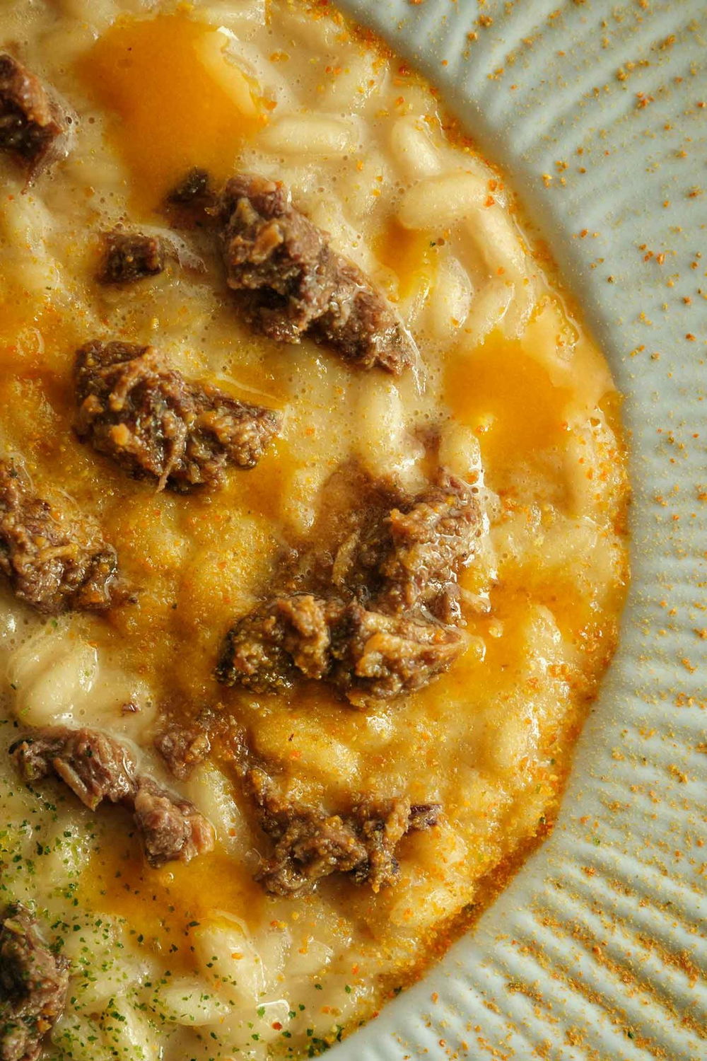 il riso e verza del George Restaurant al Grand Hotel Parker's di Napoli