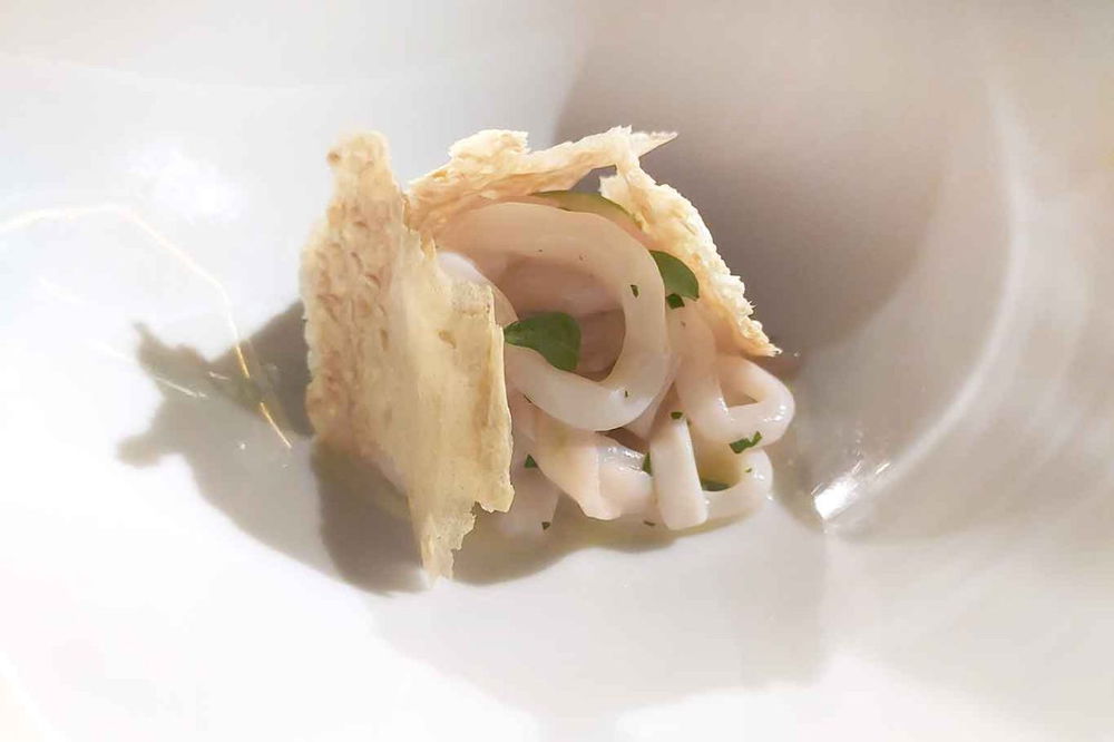 il calamaro del ristorante Gusto Primitivo a Manduria
