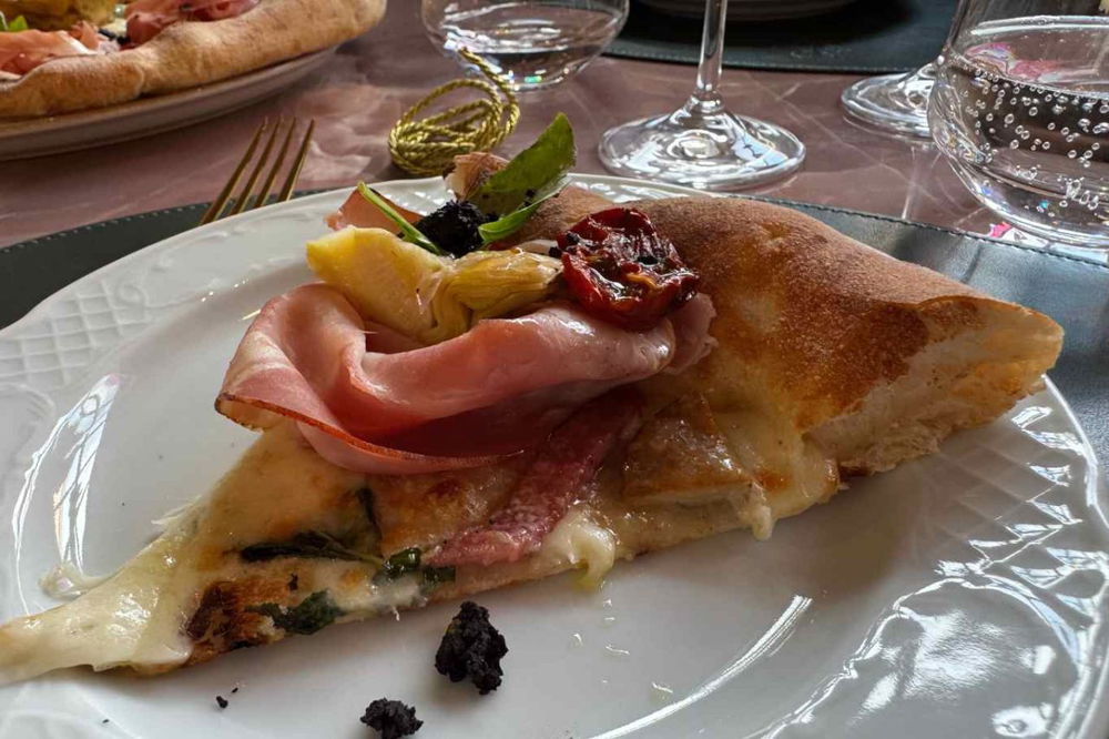rivoire venezia pizzeria pizza capricciosa fetta
