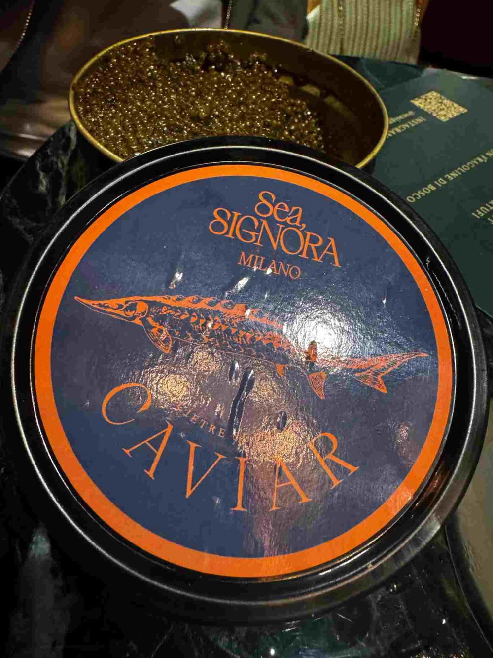 sea signora milano ristorante caviale oscietra