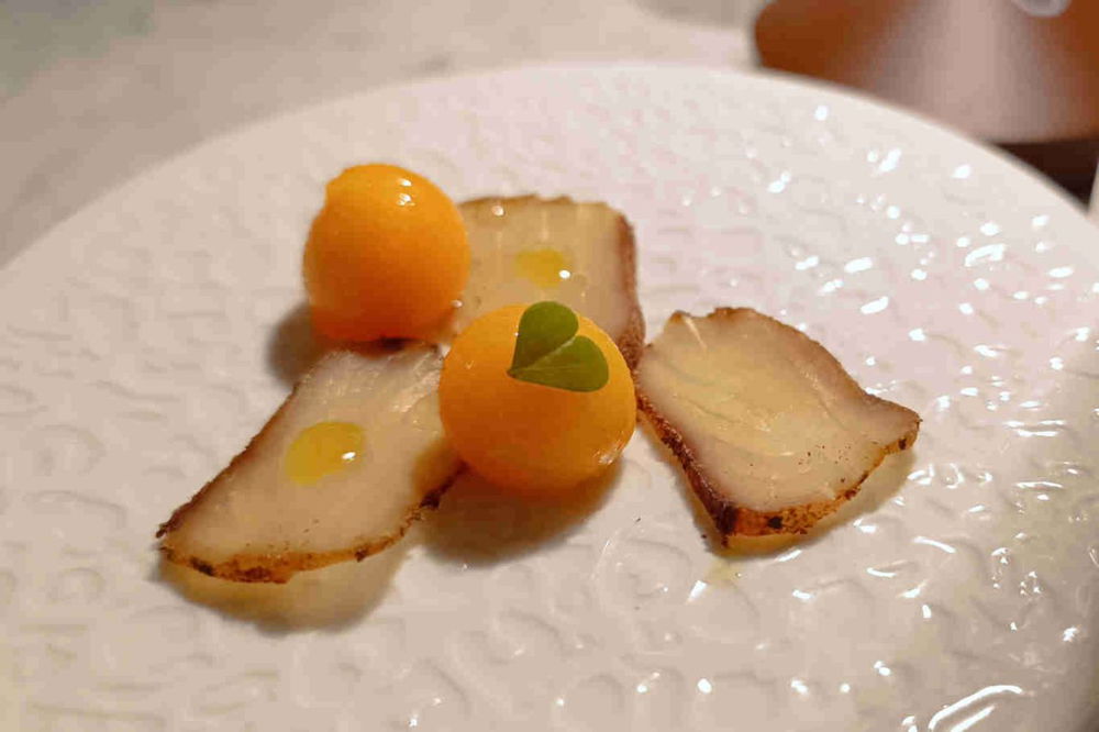 prosciutto di ricciola e melone