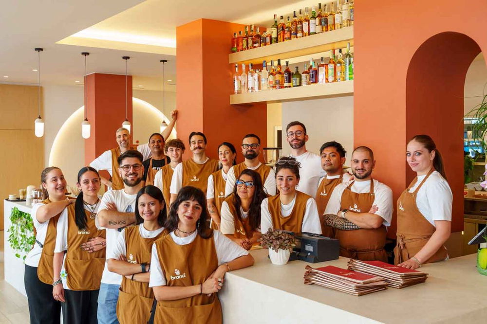 il team di Branci a Lecce