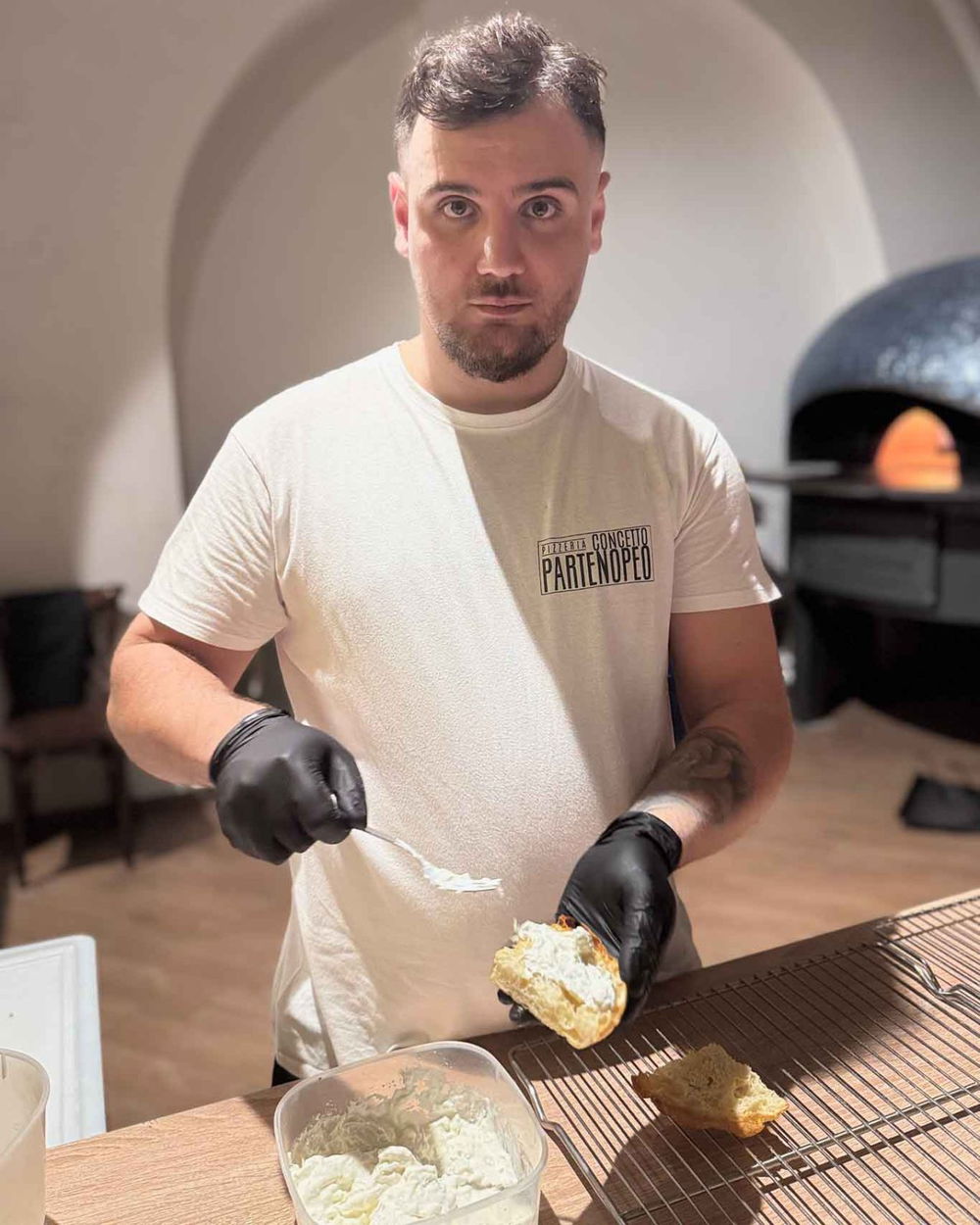 Felice Mellone della pizzeria Concetto Partenopeo a Castellammare di Stabia
