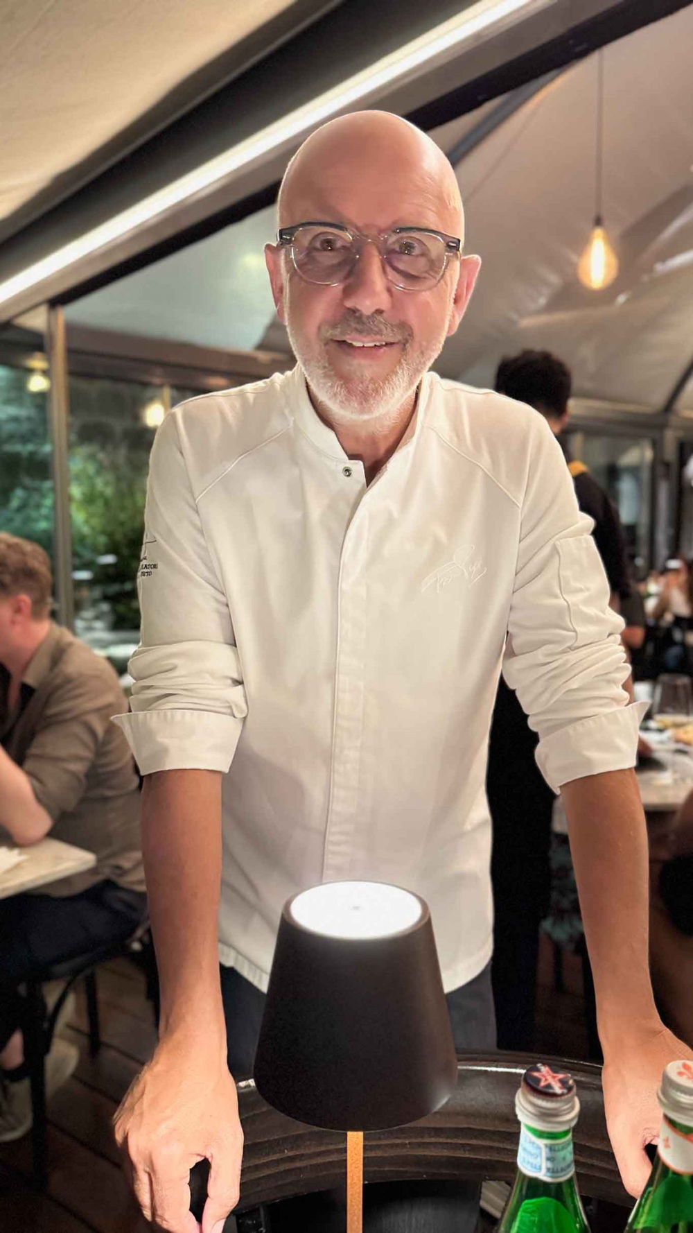 Franco Pepe nella sfida con Alessandro Bruner