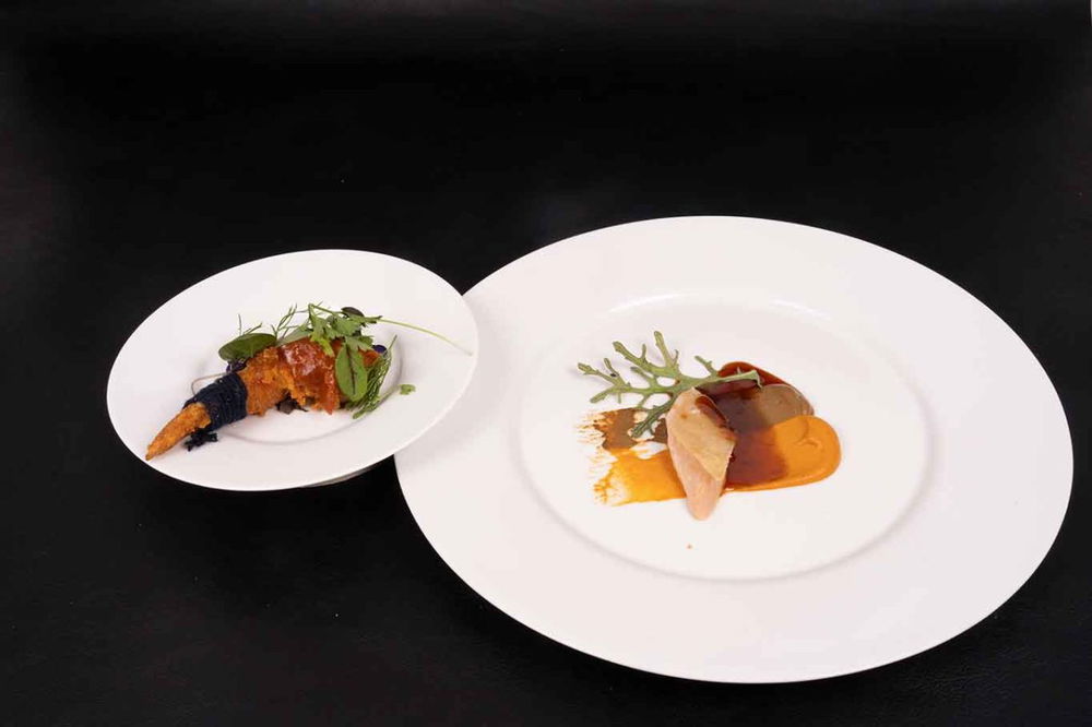 la faraona di Luiz Felipe Souza del ristorante Evvai a San Paolo in Brasile 