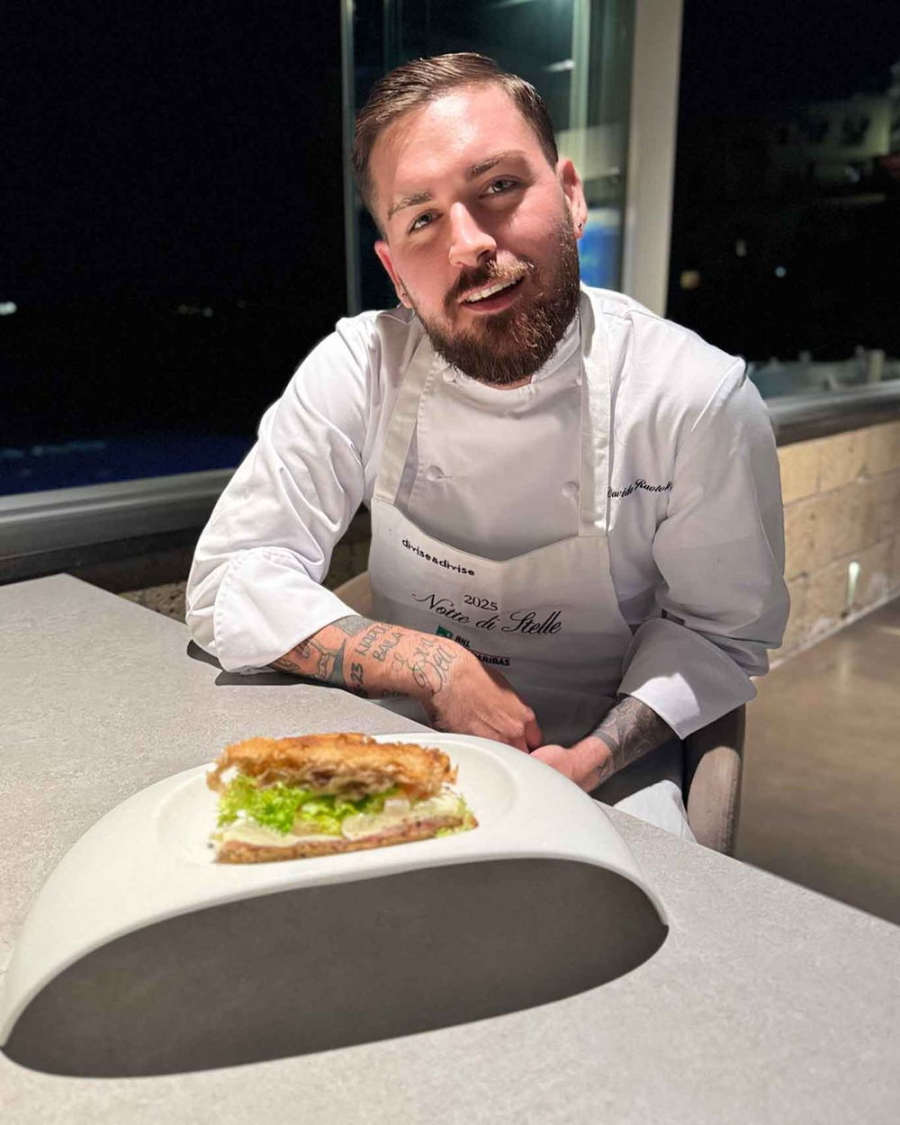 Davide Ruotolo a Notte di Stelle 2025 a Palazzo Petrucci 