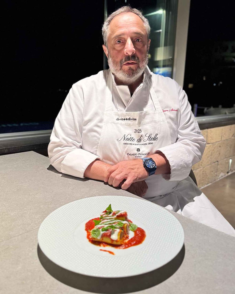 Peppe Aversa a Notte di Stelle 2025 a Palazzo Petrucci 