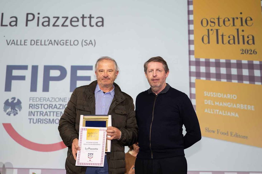 La Piazzetta tra le migliori osterie italiane Slow Food 2026