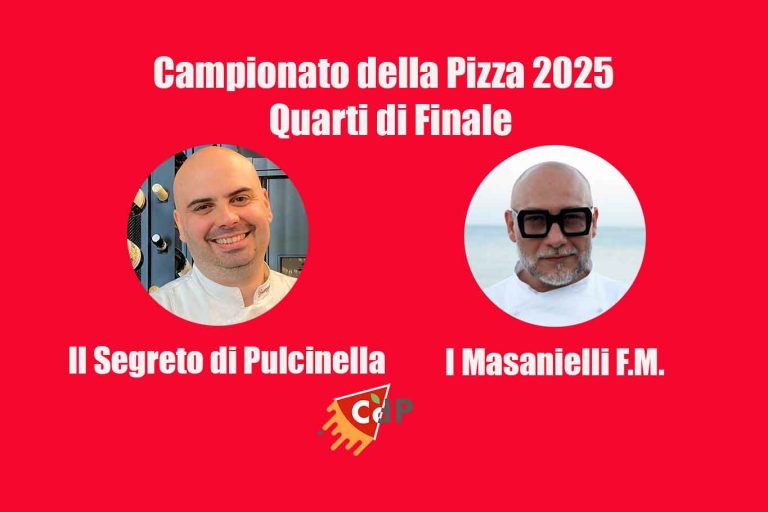 Campionato della Pizza 2025, Quarti: F. Martucci – G. Bove