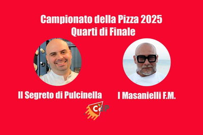 Campionato della Pizza 2025, Quarti: F. Martucci &#8211; G. Bove