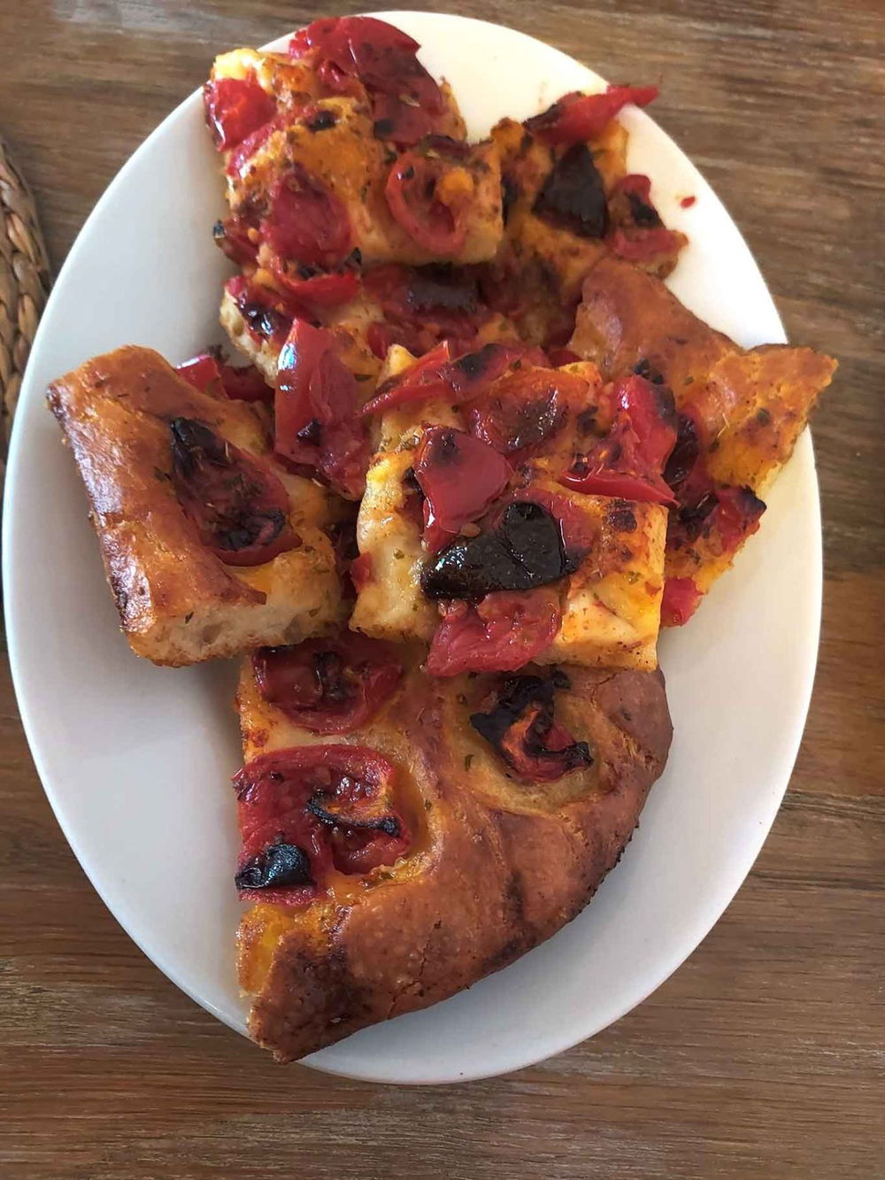 focaccia della masseria Borgo San Marco a Fasano in Puglia