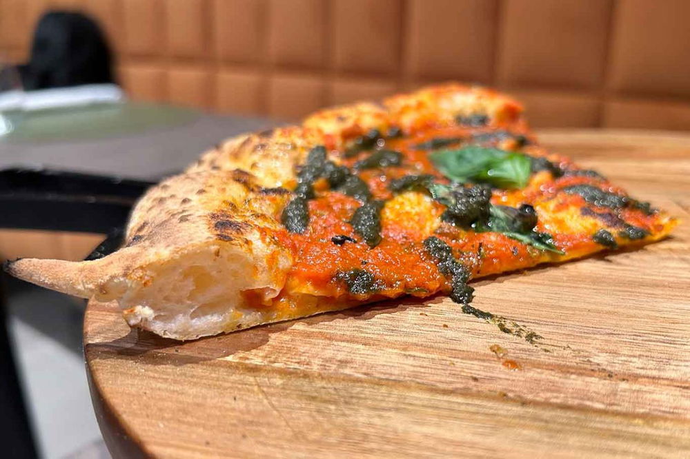 la pizza Marinara della pizzeria Decimo Scalo nella sfida con Il Segreto di Pulcinella a Montesarchio