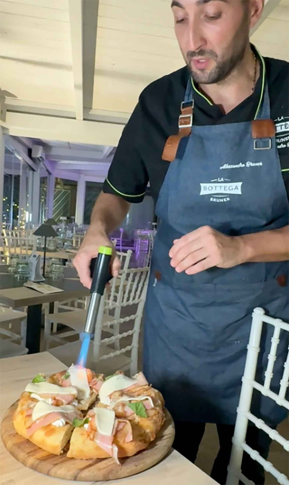 la pizza Gran Gusto della Bottega Bruner nella sfida con Pepe in Grani