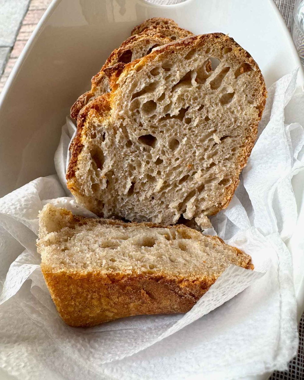 il pane dell'osteria Resilienza a Salerno 
