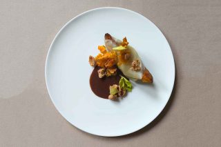 Arrosto di zucca, fontina e amaretti, ricetta di Daniel Canzian