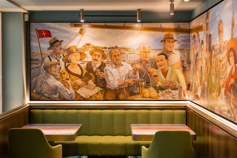il tavolo del ristorante Harry's Piccolo a Trieste