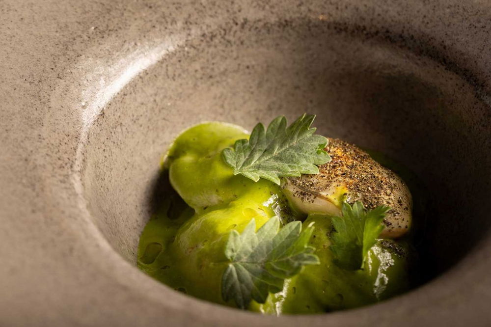 pasta e ostrica del ristorante Nomos Ante a Roma 