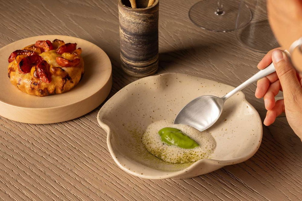 la cozza del ristorante Nomos Ante a Roma 